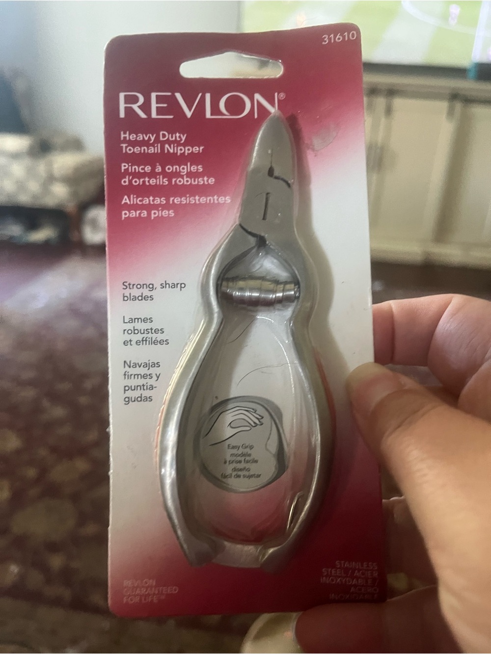 Revlon Stainless Steel Toenail Nipper - Silver